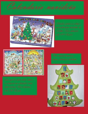 Calendario Navideño en alemania