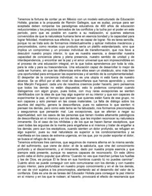 educación holista y cultura de paz