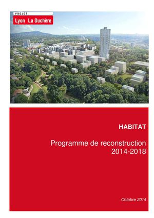 Lyon La Duchère, programme des constructions de logements (2013-2017)