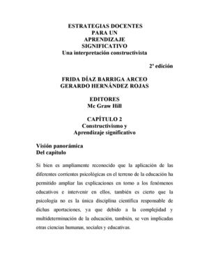 Constructivismo Y Aprendizaje Significativo