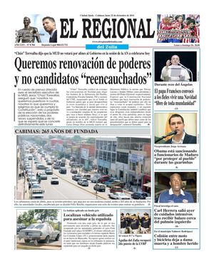 El Regional del Zulia 22-12-2014