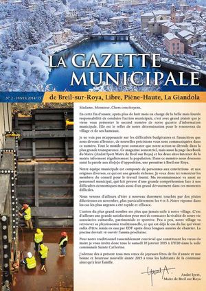 La Gazette Municipale Hiver 2014