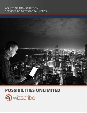 Wizscribe Brochure