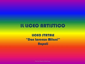 Liceo Artistico Don Milani di Napoli - Discipline Grafiche E Pittoriche