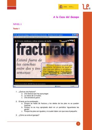 A la caza del gazapo