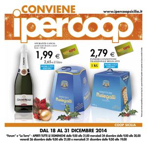 Volantino Iper Coop Sicilia Dal 18 Al 31 Dicembre