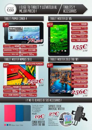 Oferta Tablets Moviles B