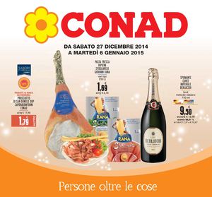 Volantino Conad Sardegna Dal 27 Dicembre Al 6 Gennaio
