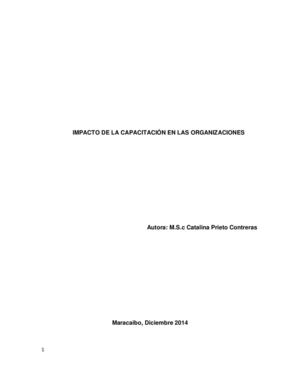 Impacto De La Capacitación En Las Organizaciones