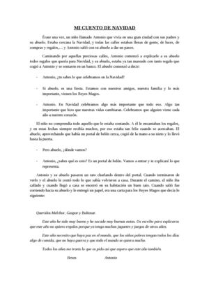 Mi Cuento De Navidad