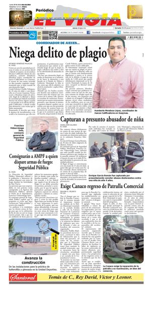 29 de diciembre del 2014