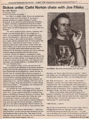 Joe Filisko Interview Cathy Norton