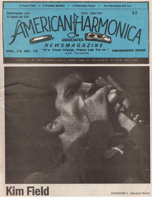 Kim Field - American Harmonica Newsletter 2000 13 12