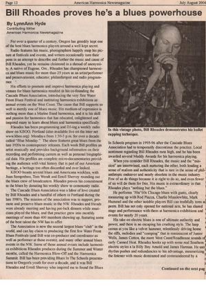 Bill Rhoades Proves He`s A Blues Powerhouse - AHN 17042004