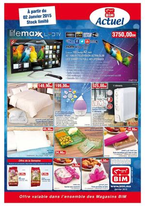 Catalogue bim maroc du 2 janvier 2015