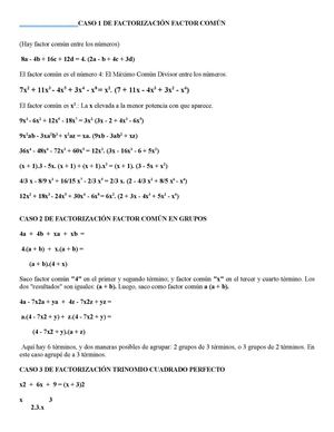 CASOS DE FACTOREO