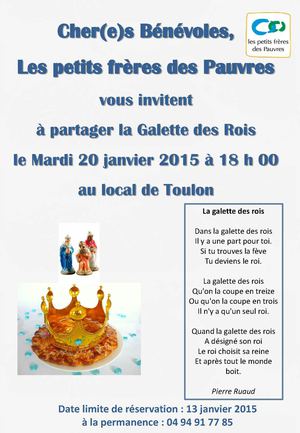 Invitation Galette Des Rois 2015