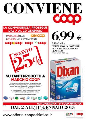 Volantino Coop Veneto Dal 2 Al 11 Gennaio