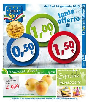 Volantino Eurospin Dal 2 Al 10 Gennaio