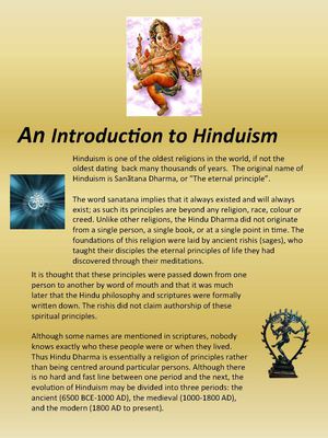 A Background to Hinduism