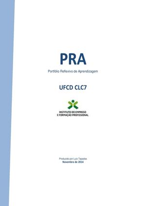 UFCD CLC7 Fundamentos De Cultura, Lingua E Comunicação    Vera Magalhaes