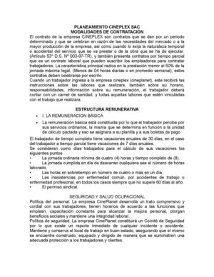 Planeamiento Cineplex Sac