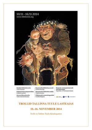 Põhjamaade raamatukogunädal Trollid Põhjalas