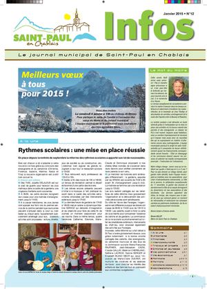 Saint Paul Infos N°12 Janvier 2015