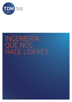Brochure Corporativo Grupo Tdm