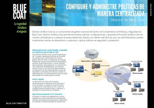 Blue Coat Gestion Director 510