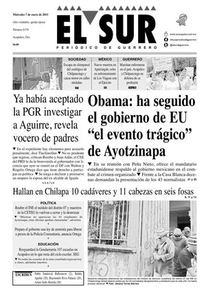 El Sur Miercoles 07012015