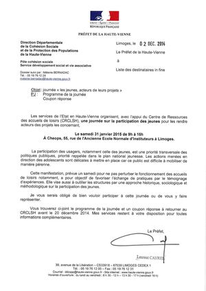 Invitation Journée 31 01 15 Signée Par Le Préfet 1