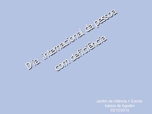 Dia Da Diferença Agodim