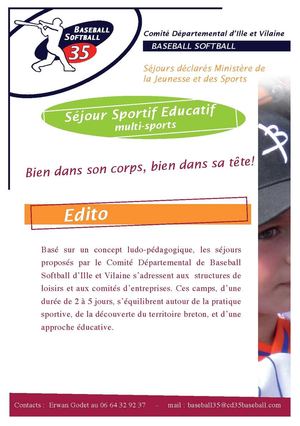 Camps loisirs et CE