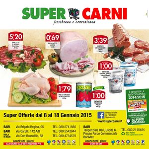 Volantino Super Carni Dal 08 Gennaio Al 18 Gennaio