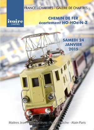 CHEMIN DE FER ECARTEMENT HO - Samedi 24 janvier 2015 à 10H et 14H: