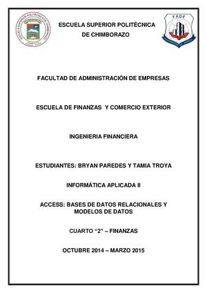 RELACIONES EN ACCESS