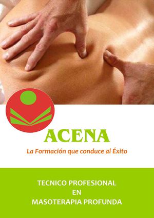Info Técnico Masoterapia Profunda