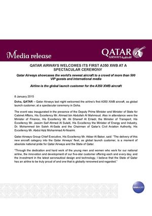 A350 Ceremony English