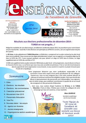 Bulletin académique Grenoble n°93