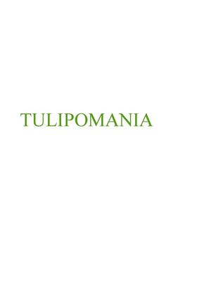 Tulipomania Antonio
