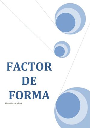 Factor De Forma