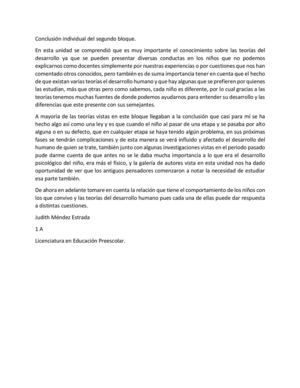 Conclusión Individual Del Segundo Bloque