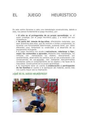 El Juego Heuristico