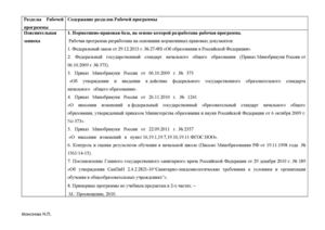 Рабочая программа по математике 3 класс