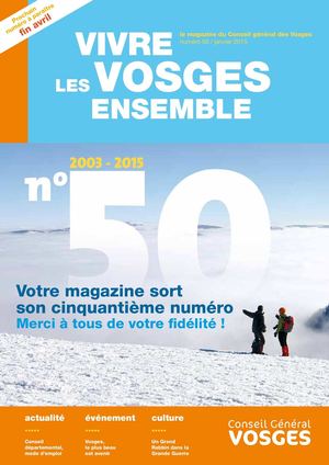 Vivre les Vosges Ensemble ! numéro 50 / Janvier 2015