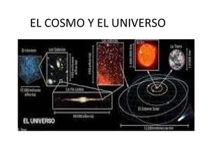El Cosmos Y El Universo