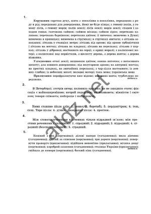 Готові домашні завдання з української мови у 11 класі до підручника  Олiйник О. Б.