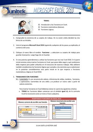 Excel alcances del curso