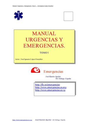 Urgencias Y Emergencias I